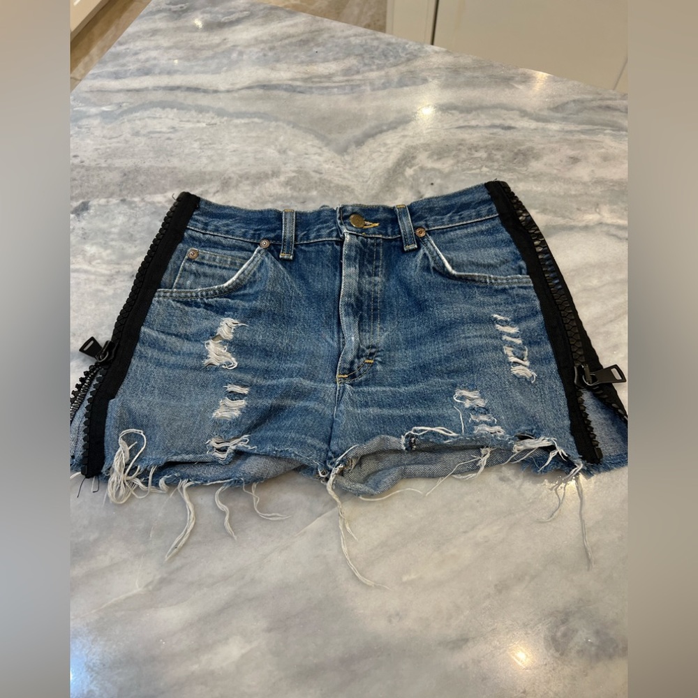 Furst of a Kind by LF reworked denim shorts